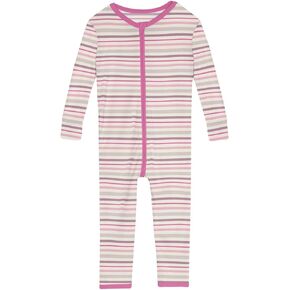 KicKee Pants Print Convertible Sleeper with Zipper, Super Soft Baby Clothes, Baby One Piece Sleepwear for Boys and Girls