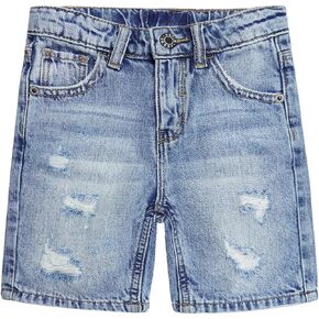 KIDSCOOL SPACE Baby Girls Boys Jeans Shorts,Ripped Simple Design Cute Summer Denim Pants