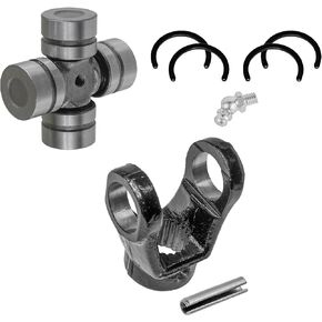 Caltric Front Drive Shaft Yoke and U-Joint Kit Compatible with Polaris Ranger XP 900 4X4 2013 2014 2015 2016