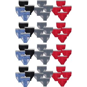 BILLIONHATS Boys Cotton Underwear Briefs, Patterned Underpants Children, Assorted Sizes S-XL, Charity Donation