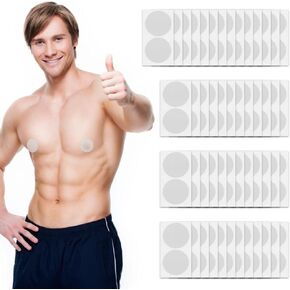 50 Pairs of Men's Nipple Covers Anti Chafing Nip Protector Shields Nipple Tape Stickers Adhesive Nipple Guard Band