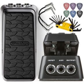Dunlop DVP4 Volume X Mini Effects Pedal with Tonebird Patch Cable, Multi-Tool, Picks Bundle