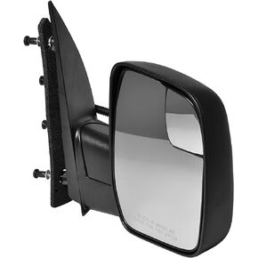 مرآة رؤية جانبية مزخرفة يمكن الاعتماد عليها من جانب الركاب المباشر لـ 2010-2014 Ford E-150 E-250 E-350 E-450 Super Duty - رابط الأجزاء #: FO1321396