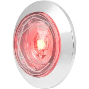 GG Grand General 75320 Amber/Amber Light (1-1/4" Amb Diamond 1LED Dual Func. with Clear Bezel)