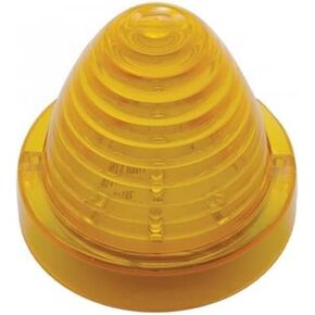 United Pacific 38278B - Truck Cab Light - (Bulk), 13 Led Beehive Truck-Lite Style Cab Light - Amber Led/Amber Lens
