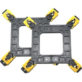 2pcs Plastic Adjustable 775/1155/1156/1366 CPU Backplane Desktop Backplate Cooler Bracket for Intel
