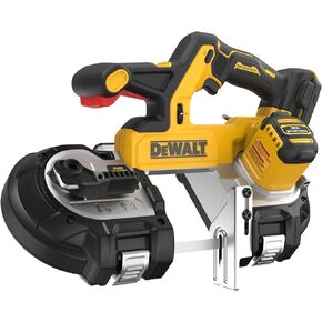 DEWALT 20V MAX XR Dual Trigger Bandsaw, Brushless Motor, Portable and Cordless, 3-3/8 Inch Cut Capacity, Bare Tool Only (DCS379B)