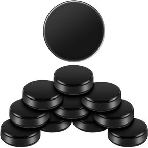 10 Pcs 0.98 x 0.33 Inch Mini Hockey Pucks for Tables Game Small Replacement Pucks Hockey Accessories for Kids Adults Fun Entertainment Equipment