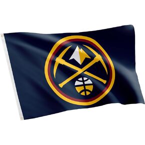 Desert Cactus Denver Nuggets Flag NBA 100% Polyester Indoor Outdoor 3x5 feet National Basketball Association Team Flags (Flag #1)