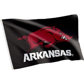 Desert Cactus University of Arkansas Flag Razorbacks U of A Hogs Flags Banners 100% Polyester Indoor Outdoor 3x5 (Style B)