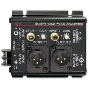 FP-UBC2 2-Channel Unbalanced to Balanced Audio Converter