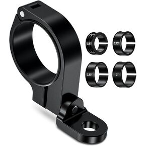 UTV Whip Mount (Large), Sturdy UTV Whip Light Mount, 360° Rotating Adjustable UTV Whip Flag Mount Aluminium Alloy Light Bar Mounting Bracket Fit on 1.5"/1.75"/1.85"/2"/2.1" Roll Bars (1 pc)
