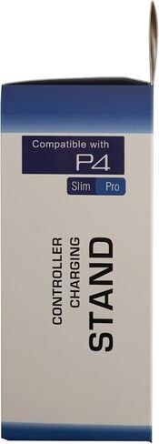 KONKY وحدة تحكم شاحن قاعدة شحن وحدة تحكم شحن قاعدة حامل لجهاز PS4، ملحق محطة شاحن USB مزدوج مع مؤشر LED لجهاز Playstation 4 / PS4 Slim Pro ووحدة تحكم PSVR، أسود in Kuwait