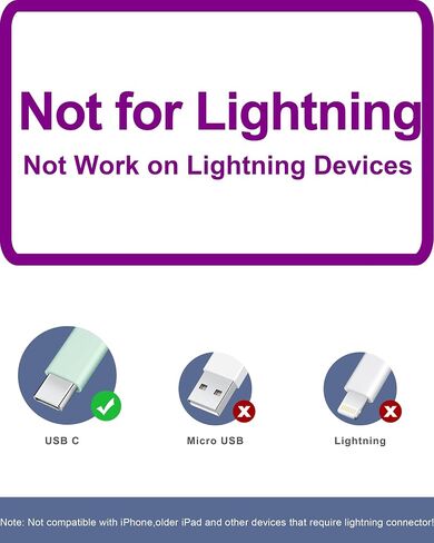 iPhone 17e/17/16e/16 Charger Fast Charging, 2 Pack 20W USB C Charger Block in Kuwait