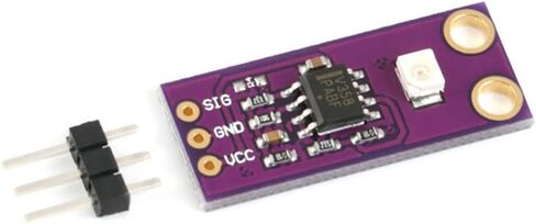 HiLetgo 2 قطعة GUVA-S12SD مستشعر كشف الأشعة فوق البنفسجية وحدة مستشعر الضوء فوق البنفسجي S12SD مستشعر الضوء نطاق الكشف عن الطول الموجي 240 نانومتر - 370 نانومتر 130 درجة كشف زاوية كبيرة in Kuwait