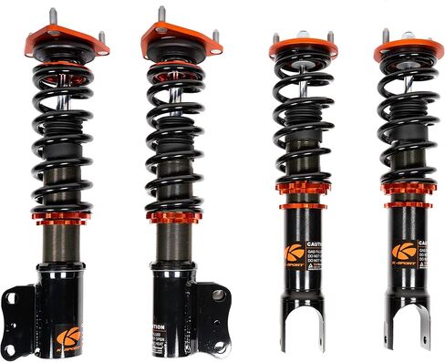 طقم التعليق Ksport Coilovers CNS220-KP | متوافق مع 95-98 نيسان 240sx - كونترول برو كويلوفيرس قابل للتعديل | يخفض السيارة ويزيد من امتصاص الصدمات | in Kuwait