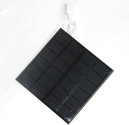 مروحة لوحة شمسية، 5 وات تعمل بمنفذ USB، مروحة تبريد خارجية صغيرة محمولة، طاقة مجانية للمنزل والدجاج ونظام تهوية السيارة RV in Saudi Arabia