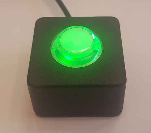 مفتاح USB HID قابل للبرمجة بزر واحد مع كابل بطول 2 متر (أحمر) in Kuwait