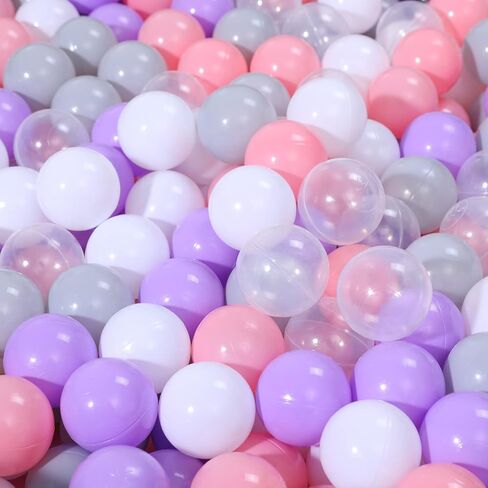Ball Pit Balls for Kids, Thicken Soft Plastic Crush Proof Balls for Ball Pit, 2.15-Inch Crush Proof Balls BPA Free Non-Toxic in Kuwait