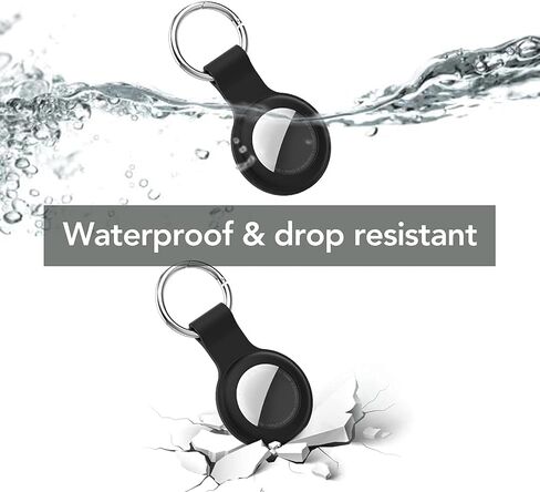 Compatible with AirTag Case Keychain Air Tag Case Holder Silicone AirTags Key Ring Case Air Tags Key Chain Compatible with Apple AirTag GPS Item Finders Accessories 4 Pack in Kuwait