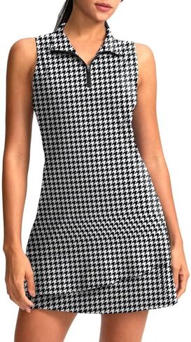 G Gradual Tennis Dress for Women Golf Outfits with Shorts and Pockets Sleeveless Active Exercise Athletic Dresses for Women in Saudi Arabia