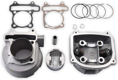 GY6 180cc مجموعة رأس الأسطوانة Assy 61 مللي متر تتحمل كبير مع صمامات 69 مللي متر لـ 152QMI 157QMJ سكوتر الدراجة ATV Go Kart Quad in Kuwait
