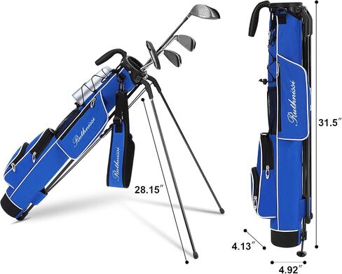 Golf Stand Bag, Lightweight Golf Easy Carry Bag with Padded Strap，Durable Pitch n Putt Golf Bag, Practice Ranger Sunday Golf Bag for Men&Women in Saudi Arabia