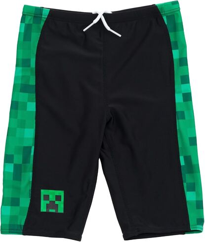 Minecraft Creeper UPF 50+ Tight-Fitting Swim Jammers Swimsuit Little Kid to Big in Saudi Arabia