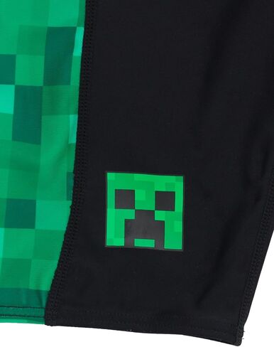 Minecraft Creeper UPF 50+ Tight-Fitting Swim Jammers Swimsuit Little Kid to Big in Saudi Arabia