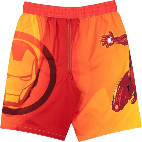 Marvel Avengers Iron Man Thor Captain America Little Boys 3 Pack UPF 50+ Swim Trunks 5-6 in Saudi Arabia