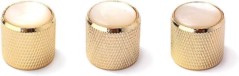 Guitar Knobs Volume Tone Control Knobs Dome Knobs with Pearl White Top for Bass Electric Guitar Replacement Parts in Saudi Arabia