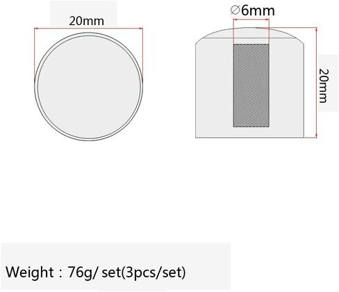 Guitar Knobs Volume Tone Control Knobs Dome Knobs with Pearl White Top for Bass Electric Guitar Replacement Parts in Saudi Arabia