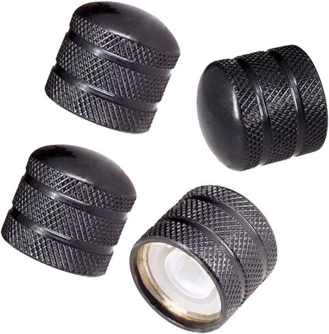 JD Electric Guitar Bass Dome Knobs Metal Volume Tone Control Knobs Turn Buttons O-Ring Pack of 4 (Black) in Saudi Arabia