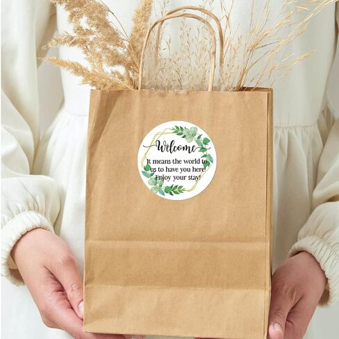 50 قطعة مرحبًا بكم في ملصقات الزفاف الخاصة بنا لحقائب الترحيب، ملصقات هدايا الزفاف لصندوق هدايا الزفاف وحقيبة الحلوى، ملصقات دائرية مقاس 5 سم. in Kuwait