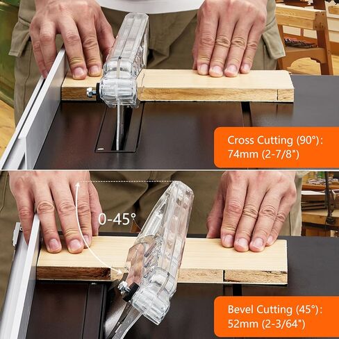 منشار طاولة لموقع العمل، محرك نحاسي مقاس 8 بوصات 6.7 أمبير، سرعة قطع تصل إلى 3576 دورة في الدقيقة، شفرة 24T، مجموعة منشار طاولة محمولة مدمجة مع مقياس ميتري منزلق للأعمال الخشبية وصناعة الأثاث in Kuwait