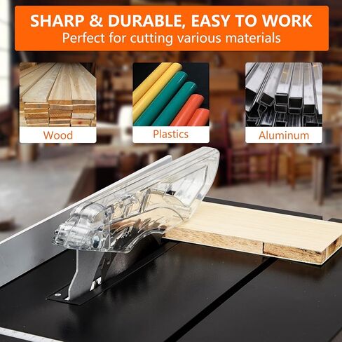 منشار طاولة لموقع العمل، محرك نحاسي مقاس 8 بوصات 6.7 أمبير، سرعة قطع تصل إلى 3576 دورة في الدقيقة، شفرة 24T، مجموعة منشار طاولة محمولة مدمجة مع مقياس ميتري منزلق للأعمال الخشبية وصناعة الأثاث in Kuwait