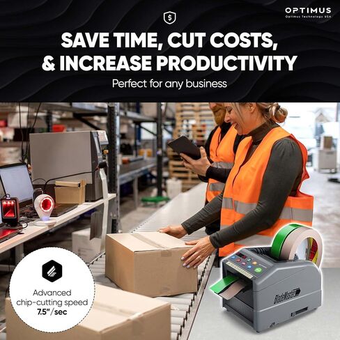 BladeMaster PRO Automatic Ribbon Tape Cutting Machine │ 2024 Upgraded Flip-Cover Model Smart Auto Tape Dispenser Commercial Grade Intelligent Cutter USA in Saudi Arabia