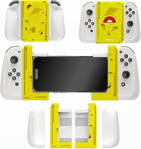 joycon grip for Nintendo switch/swith oled, Ergonomic joy-con Grip , Anti-Slip Texture for Firm Hold, compatible with wrist strap in Saudi Arabia