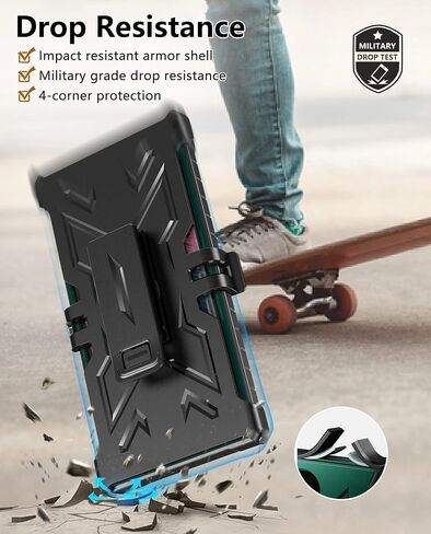 FNTCASE for Samsung Galaxy S22 Ultra Case, Built-in Screen Protector in Kuwait