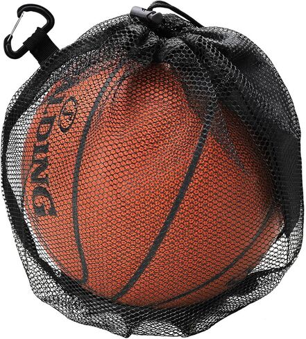 Single Ball Bag,Single Ball Bag with Zipper Pocket Drawstring Sling Ball Bag for Carrying Basketball Volley Ball Soccer Football. in Saudi Arabia