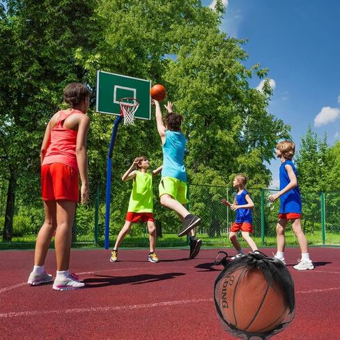 Single Ball Bag,Single Ball Bag with Zipper Pocket Drawstring Sling Ball Bag for Carrying Basketball Volley Ball Soccer Football. in Saudi Arabia