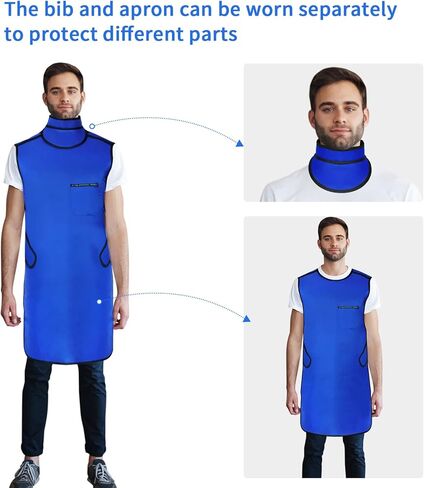ANNWAH 0.35mmPb X-Ray Apron,Lightweight X-Ray Shield Apron for Adult,Dental Lead Apron in Kuwait