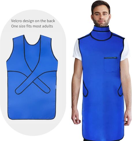 ANNWAH 0.35mmPb X-Ray Apron,Lightweight X-Ray Shield Apron for Adult,Dental Lead Apron in Kuwait