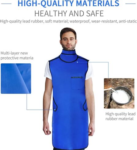 ANNWAH 0.35mmPb X-Ray Apron,Lightweight X-Ray Shield Apron for Adult,Dental Lead Apron in Kuwait