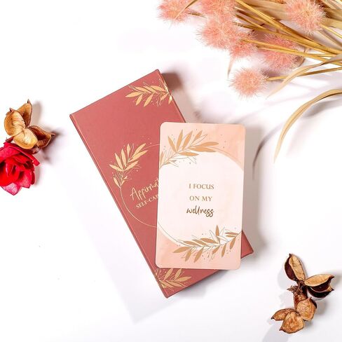 Affirmation Cards | 54 Deck with Display Stand | Motivational Cards with Thought-Provoking Questions | Improves Confidence, Self-Esteem & Promotes Gratitude | Self-Care, Self-Love, in Saudi Arabia