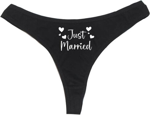 ملابس داخلية مثيرة عالية الارتفاع للنساء من Just Married، ملابس داخلية قذرة! أسود in Kuwait