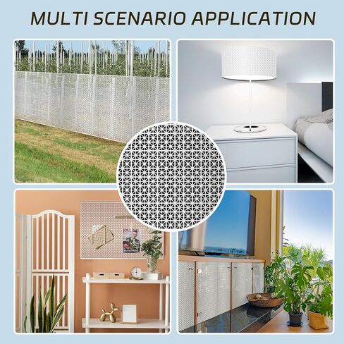 Blulu 2 Pcs Cloverleaf Aluminum Sheet 3' x 2' Decorative Union Jack Perforated Metal Sheet Aluminum Panels Door Protector for RV Cabinet Grate Indoor Home Wall Decor in Saudi Arabia