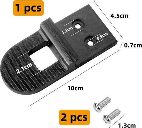 مزلاج إغلاق بديل يناسب UppaBaby Vista 2015+ (وV2)، مزلاج مفصلي متوافق مع عربات الأطفال UpperBaby Vista V1 وV2، يؤمن عربة الأطفال في وضع مغلق، حزمة واحدة رمادية تتضمن 2 براغي in Kuwait