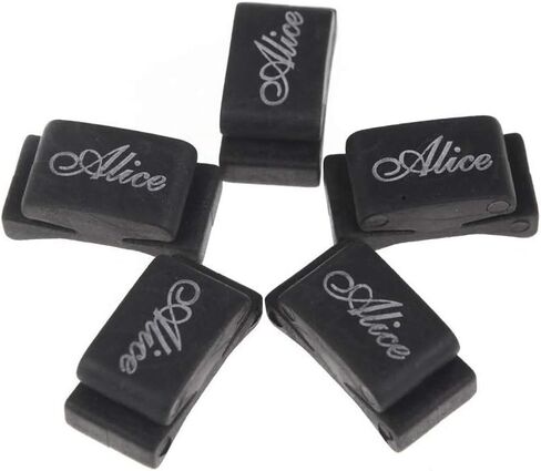 حامل اختيار الجيتار 5 قطع من المطاط الأسود لتثبيت الجيتار أو القيثارة على غراب الرأس in Kuwait