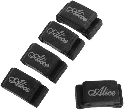 حامل اختيار الجيتار 5 قطع من المطاط الأسود لتثبيت الجيتار أو القيثارة على غراب الرأس in Kuwait